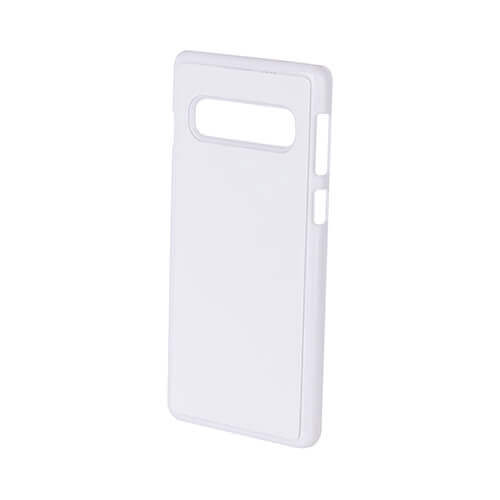 Custodia Samsung Galaxy S10 bianco in plastica per Sublimazione trasferimento termico