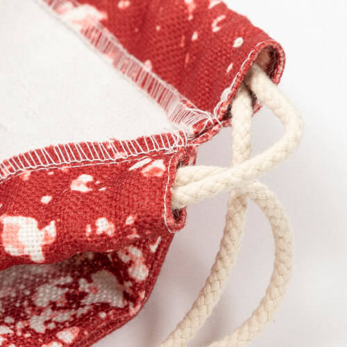 Borsa posteriore Bleached Starry Red per sublimazione