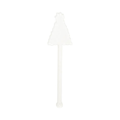 Agitatore per bevande in acrilico 10 cm per sublimazione - cerchio