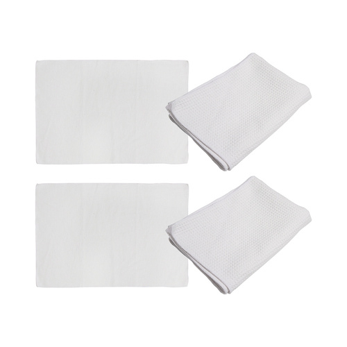 Set di 4 asciugamani da cucina 40 x 60 cm stampabili