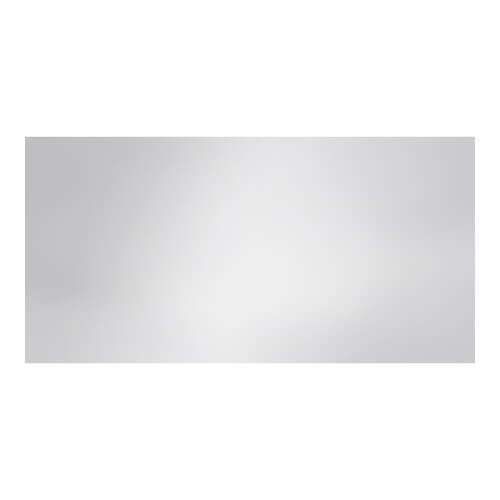 Lamiera di alluminio, specchio argento, 30 x 60 cm, per sublimazione