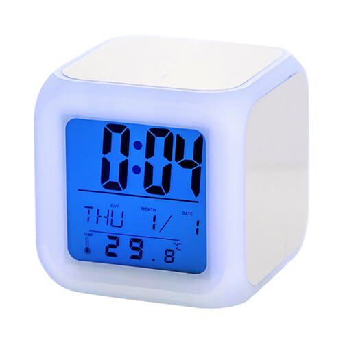 Orologio digitale che cambia colore per la sublimazione