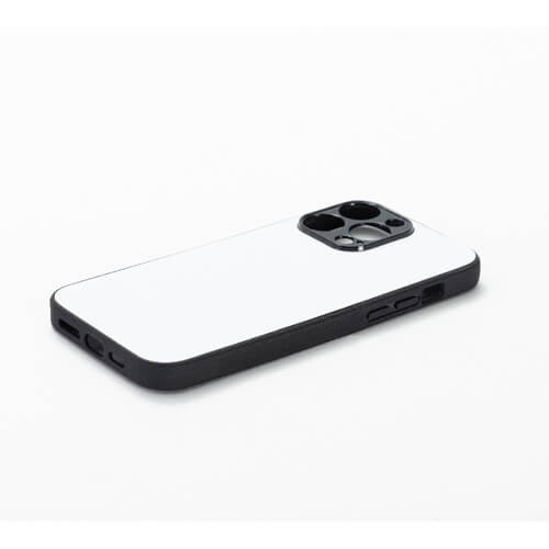 Custodia per sublimazione in gomma nera per iPhone 14 Pro Max