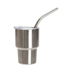 Bicchiere in acciaio inox per sublimazione - argento