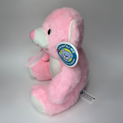 Orsacchiotto 25 cm per stampa a sublimazione - rosa