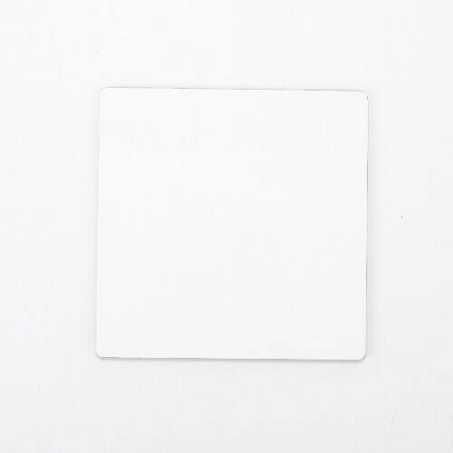 Pannello in fibra per sublimazione 20 x 20 x 0,3 cm - 2 pz. - dorso marrone chiaro