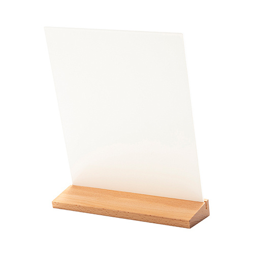 Cornice in vetro con base in legno con sublimazione - 20,3 x 25,4 cm