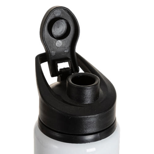 Borraccia da 750 ml con patta per sublimazione - bianca