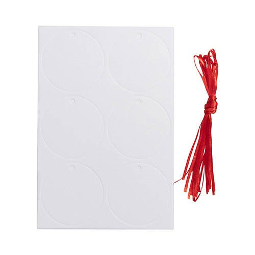 Targhetta per profumo per auto per sublimazione - cerchio