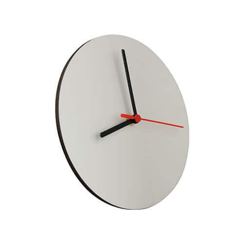 Orologio in MDF Ø 20 cm Trasferimento termico a sublimazione