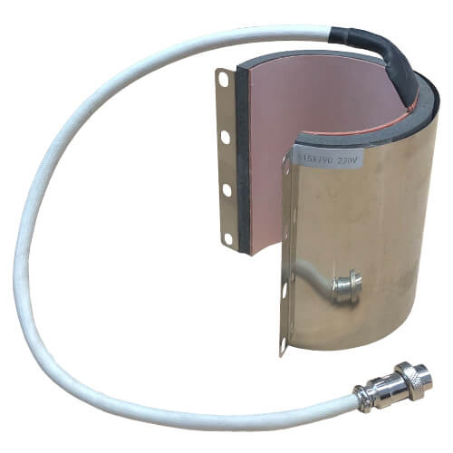 Riscaldatore per tazze con un diametro di 7,5 - 9 cm per presse MATE-8IN1