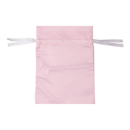 Sacchetto in raso 16 x 23 cm per sublimazione - rosa
