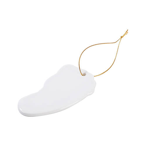 Pendente in ceramica per sublimazione - piede