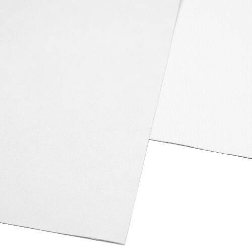 Pelle sintetica per sublimazione - foglio 50 x 30 cm - bianco opaco