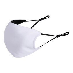 Maschera per il viso con parte inferiore nera per sublimazione