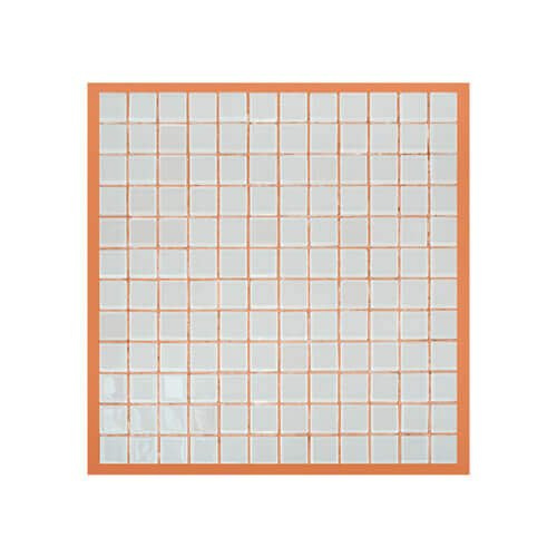 Mosaico in vetro 33 x 33 cm 144 tessere Sublimazione Trasferimento termico