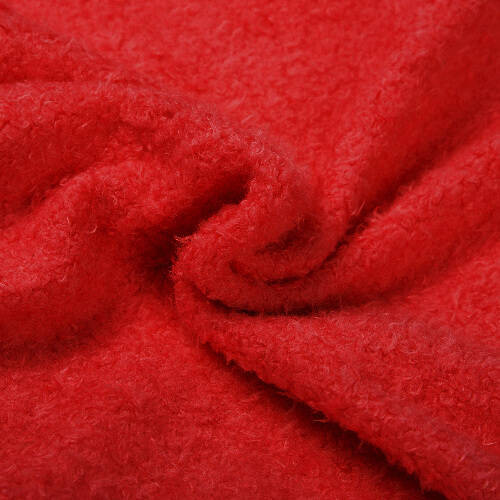 Federa a cuore in peluche per sublimazione - bianca e rosso