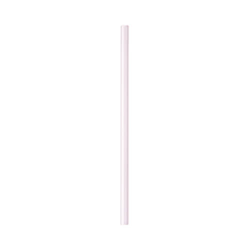 Cannuccia in vetro semplice da 20 cm - rosa
