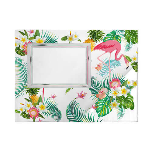 Tovaglietta in raso a sublimazione - Flamingo