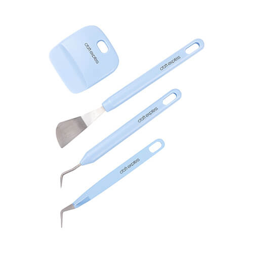 Un set di strumenti di alluminio