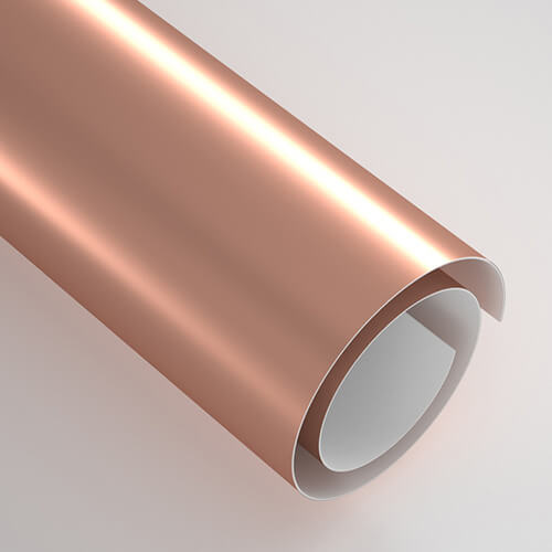 Pellicola autoadesiva 30,5 x 30,5 cm - 20 fogli - Glossy Rose Gold