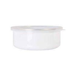 Ciotola smaltata da 600 ml con coperchio a sublimazione