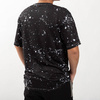 T-shirt Cotton-Like Bleached Starry Black per sublimazione