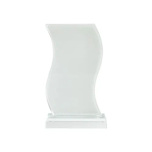 Sublicrylic cristallo modello CC108178BW con base Sublimazione Trasferimento termico