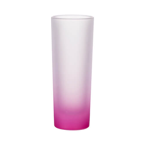 Un vetro smerigliato da 90 ml per sublimazione - sfumatura viola