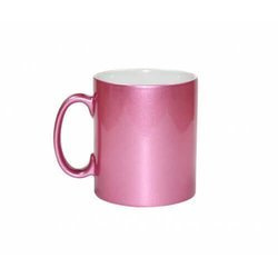 Tazza Soft Color Rosa Alu 300 ml Sublimazione Termostampa