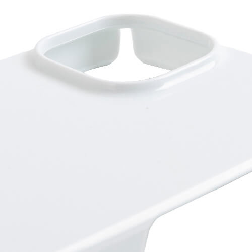 Custodia bianca lucida 3D per iPhone 14 per sublimazione