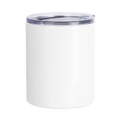 Tazza in metallo da 300 ml per sublimazione - bianca