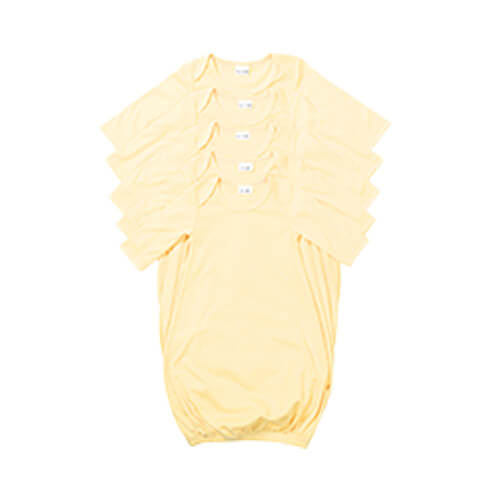 Camicia da notte a maniche lunghe per sublimazione - giallo
