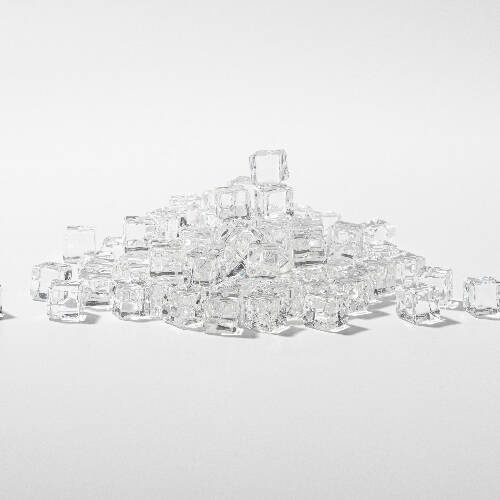 Cubetti di ghiaccio artificiale - incolore