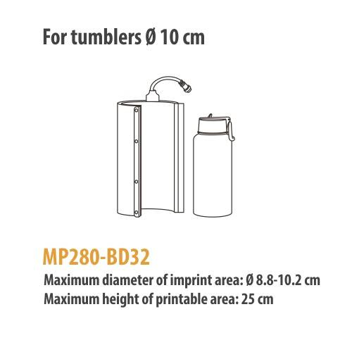 Riscaldatore per bicchieri Ø 10 cm per la pressa CE-MP280HLB