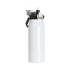 Bottiglia da viaggio da 1700 ml in acciaio inox con manico - bianco