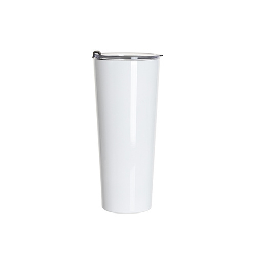 Bicchiere in acciaio inox da 700 ml per sublimazione - bianco