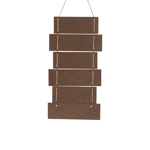 Sei cornici sospese in MDF per la sublimazione