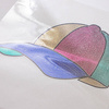 Foglio con zirconi per trasferimento termico - cappello