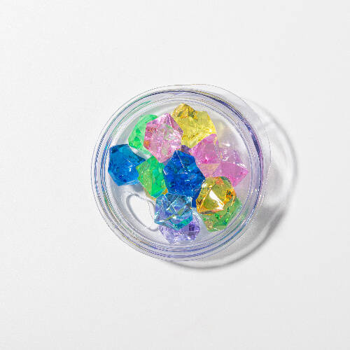 Tazza per vin brulè 360 ml per sublimazione - bianco, coperchio con ghiaccio colorato artificiale