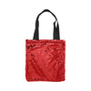 Borsa con paillettes bicolore 35 x 38 cm per sublimazione - rosso
