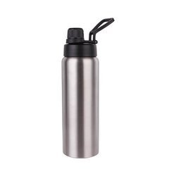 Borraccia in acciaio inossidabile da 750 ml con gancio - Argento