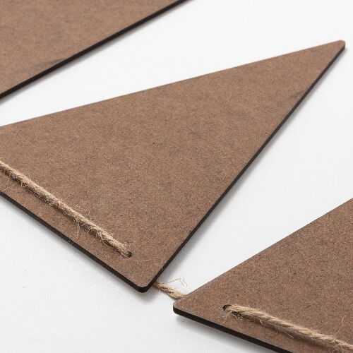 Decorazione murale in MDF per sublimazione - 8 triangoli