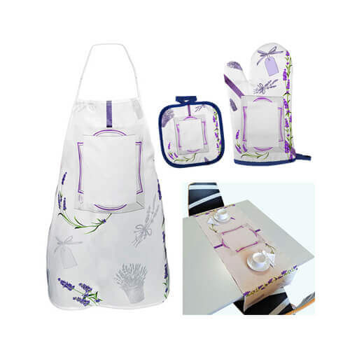 Set da cucina per sublimazione - Lavanda