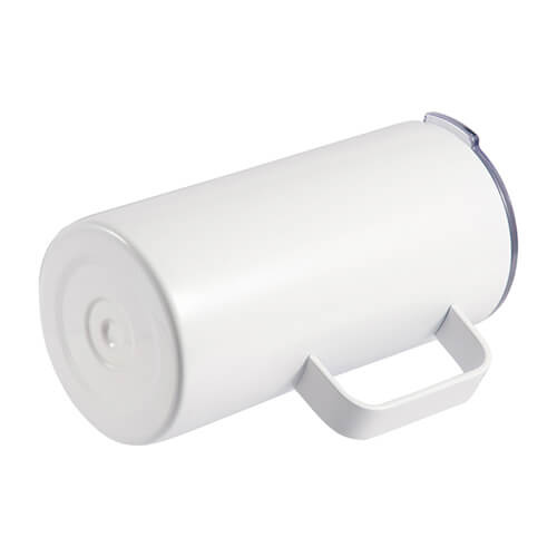 Tazza in acciaio inox da 600 ml per sublimazione - bianca