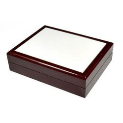 Cofanetto in legno con piastrella in ceramica 20 x 15 cm - Stampa sublimatica a trasferimento termico