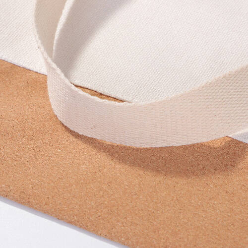 Borsa della spesa 36 x 39 cm realizzata in lino e sughero per sublimazione