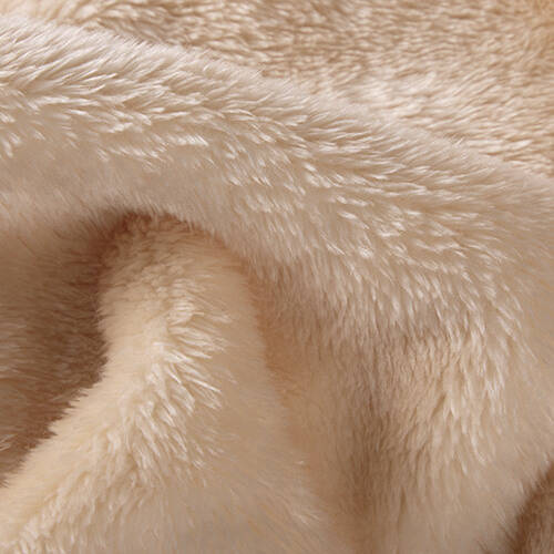 Coperta in microfibra e pile artico per sublimazione - kaki