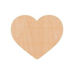 Sottobicchiere in legno compensato Sublimazione Termostampa - cuore 