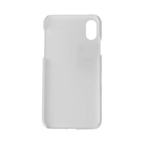 Custodia 3D iPhone X bianco opaco Sublimazione trasferimento termico